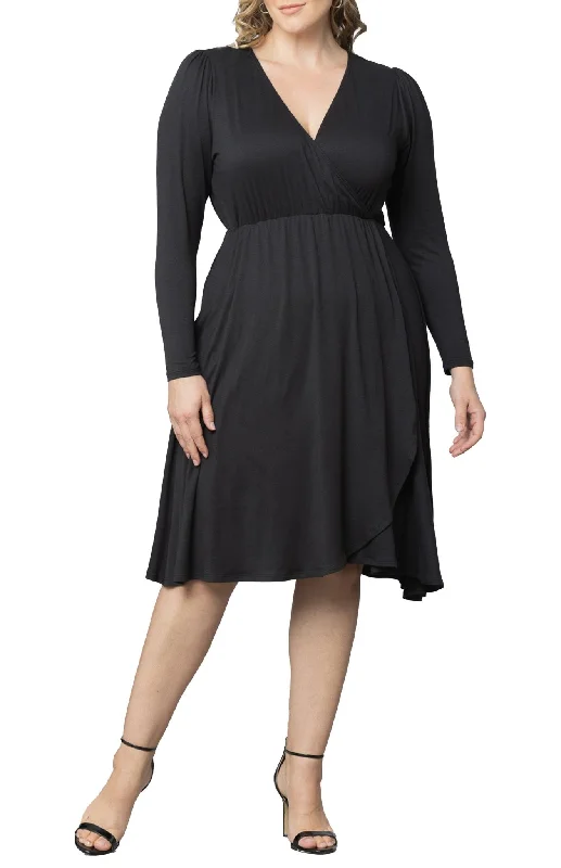 Aster Faux Wrap Dress - Plus