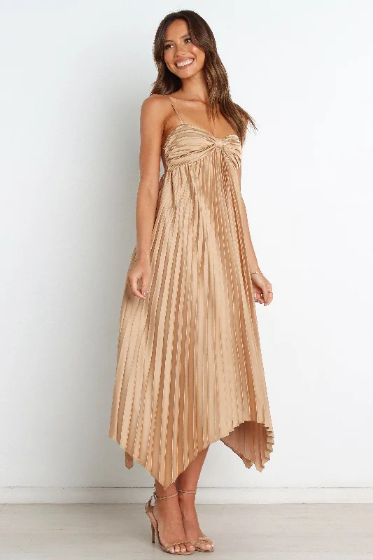 Vikki Dress - Gold