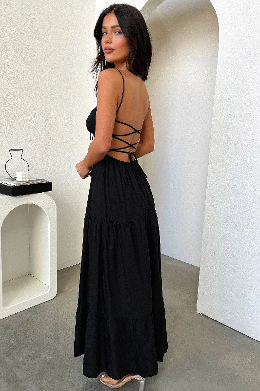 Allie Maxi Dress - Black