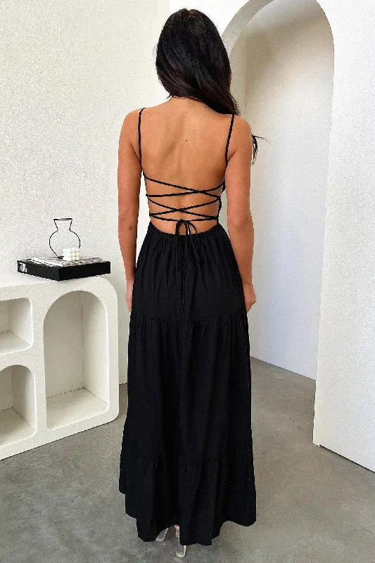 Allie Maxi Dress - Black