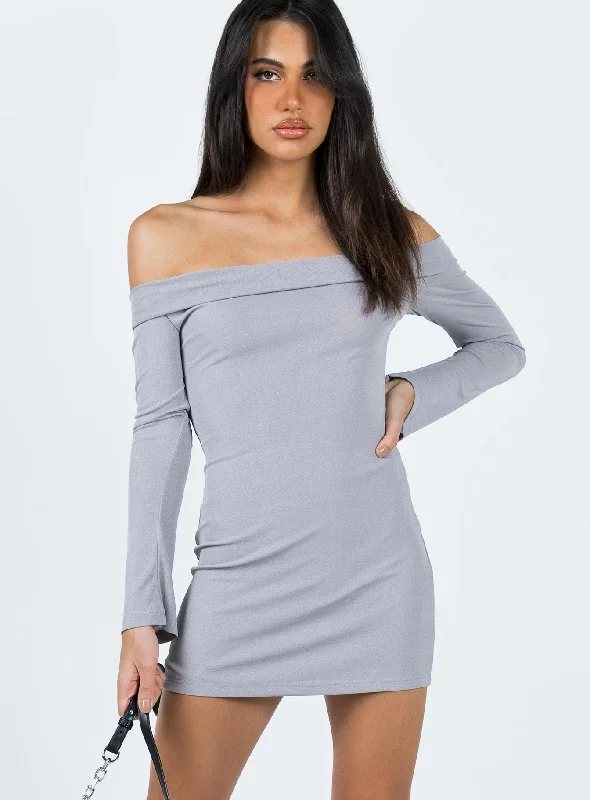 Anya Mini Dress Grey