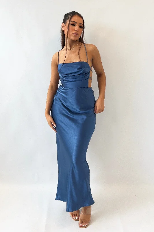 Ethel Maxi Dress - Blue