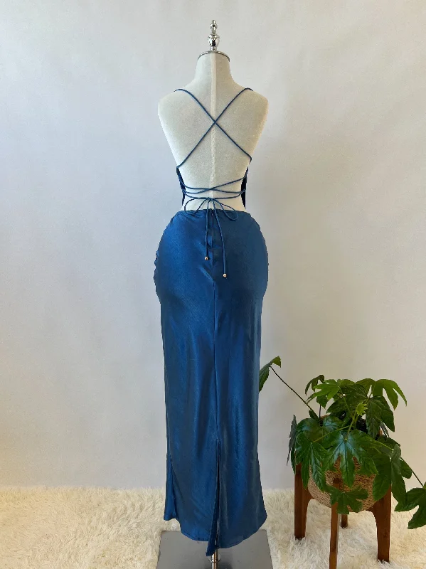 Ethel Maxi Dress - Blue