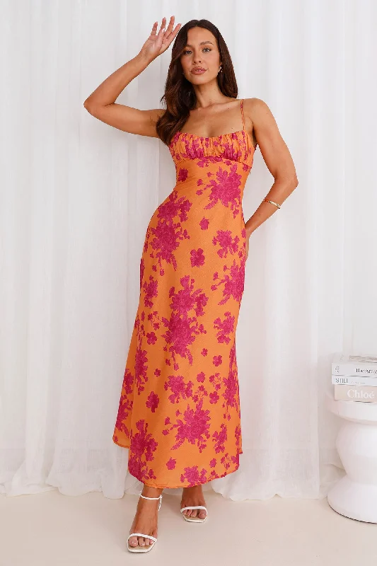 Juicy Fresh Maxi Dress Orange