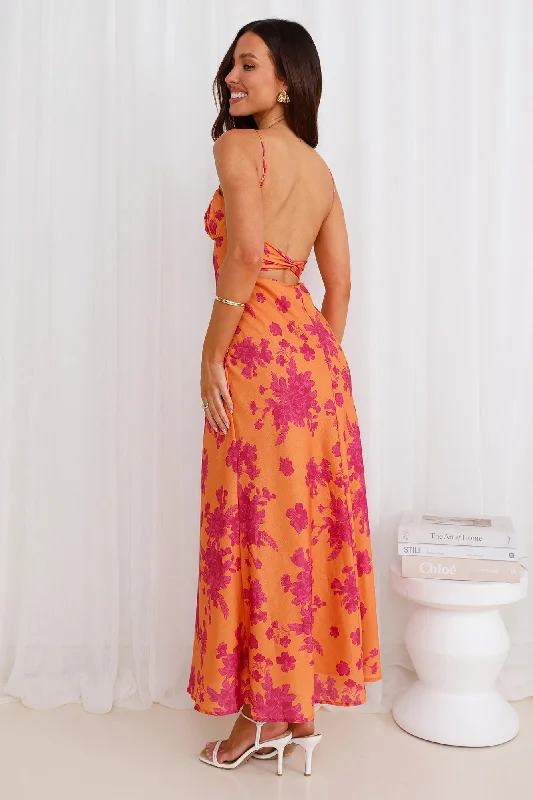 Juicy Fresh Maxi Dress Orange