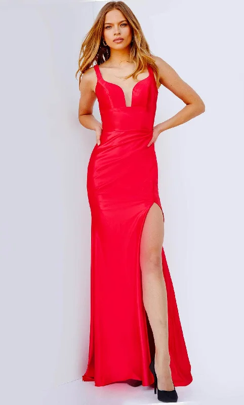 JVN by Jovani JVN24198 - Sleeveless Strappy Back Prom Gown