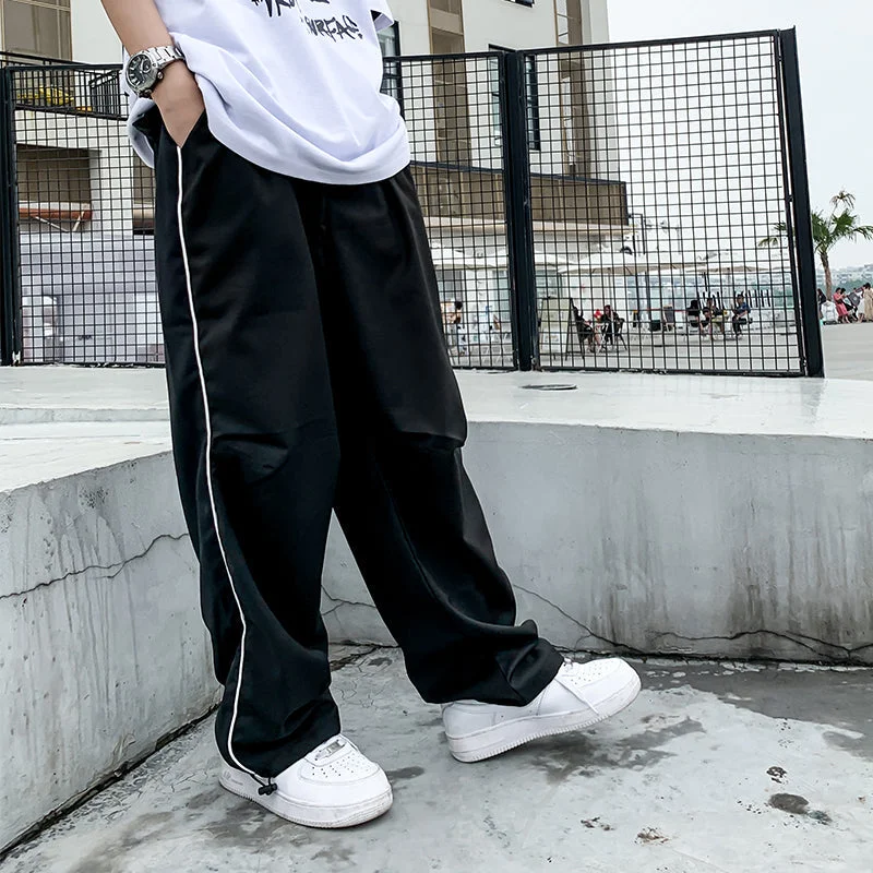 Flytonn-Korean style, Casual fashion, INS dressing, Lazy style, Graduation gift 
NO. 1097 WINDBREAKER PANTS