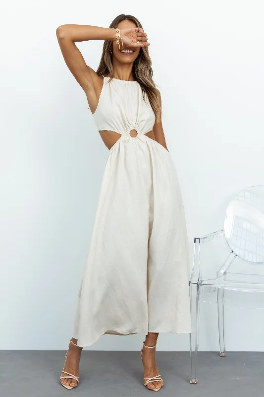 Chill Moments Maxi Dress Cream