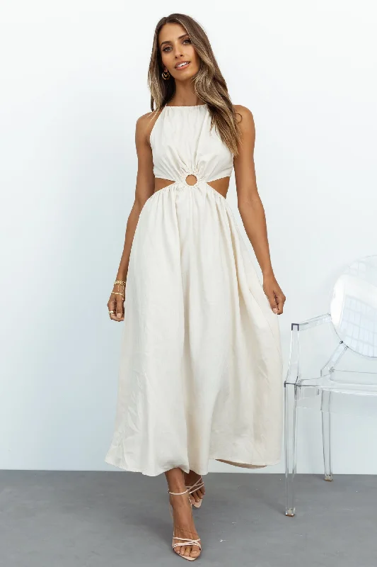 Chill Moments Maxi Dress Cream