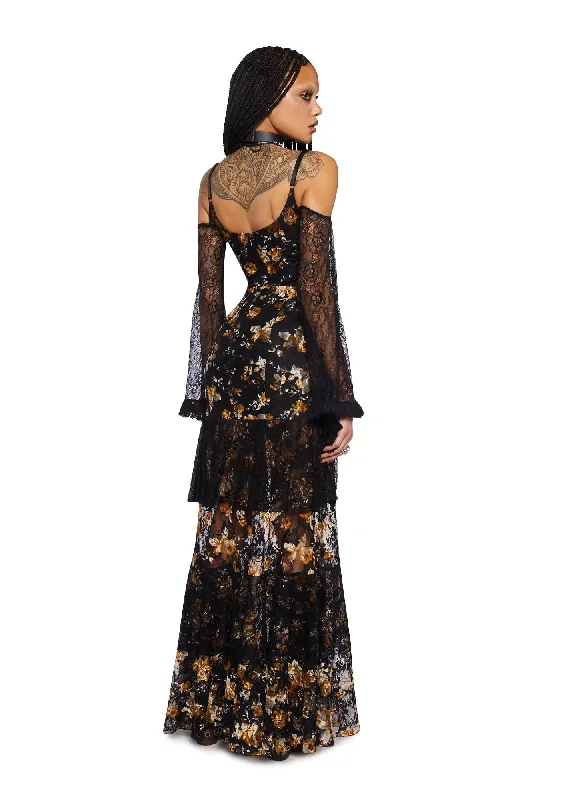 Rosebud Rivera Maxi Dress- Black