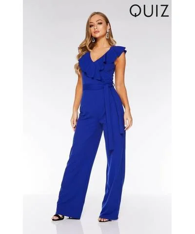 Frill Sleeve Palazo Jumpsuit