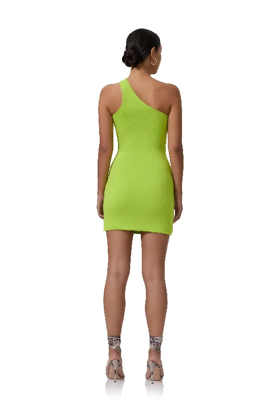 Holland Mini Dress - Lime Punch