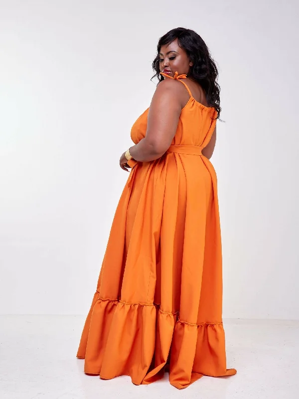 Izulu Lugard Dress - Orange