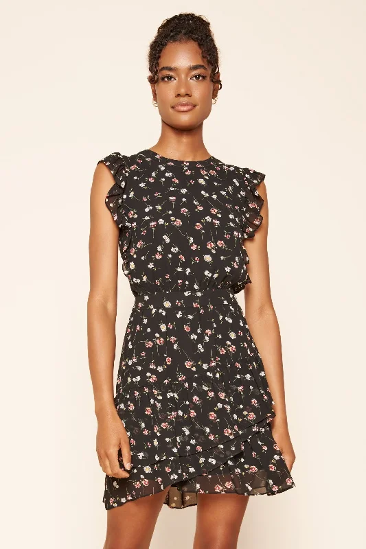 Lira Floral Ruffle Dress