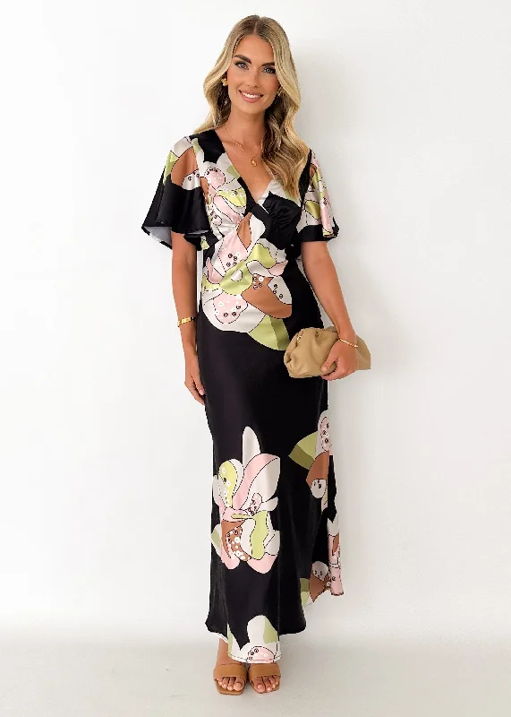 Mintoe Maxi Dress - Black Astrid