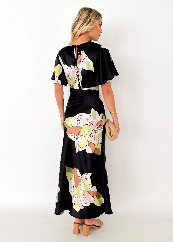 Mintoe Maxi Dress - Black Astrid