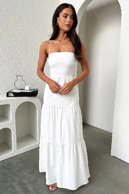 Nethia Maxi Dress - White