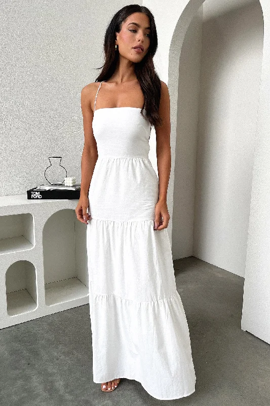 Nethia Maxi Dress - White