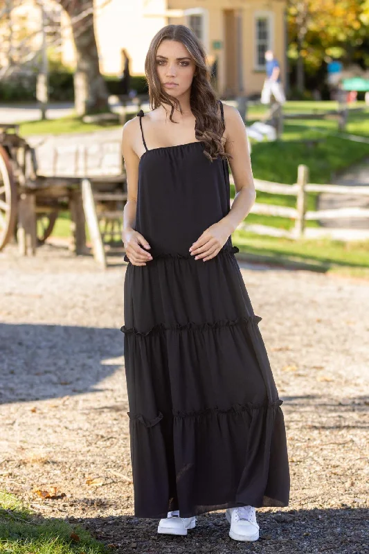 Rebel Maxi Dress Black