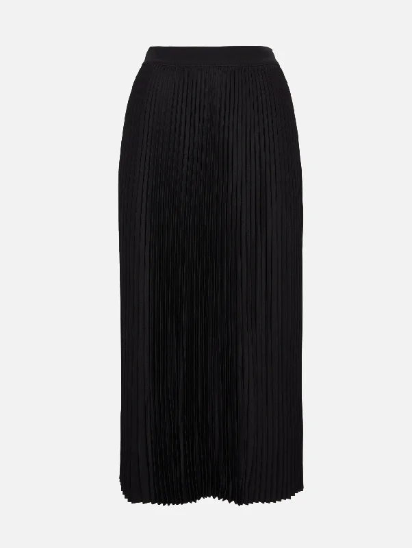 Pleated Elastic Skirt