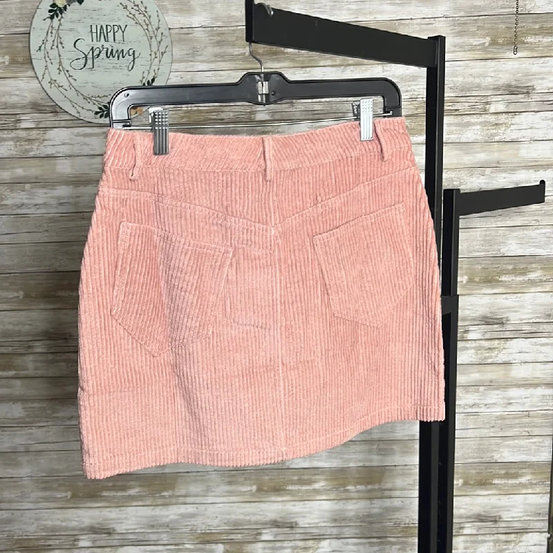 Corduroy mini skirt