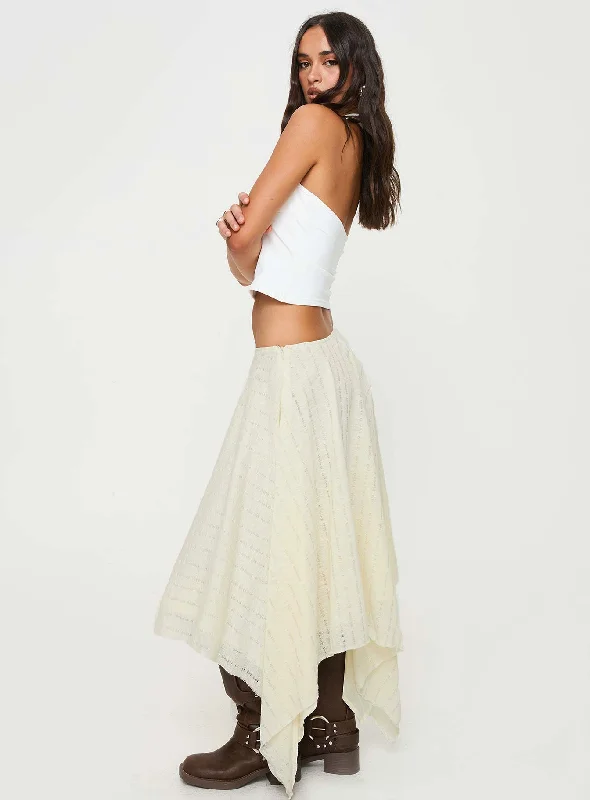 Gratitude Midi Skirt Cream