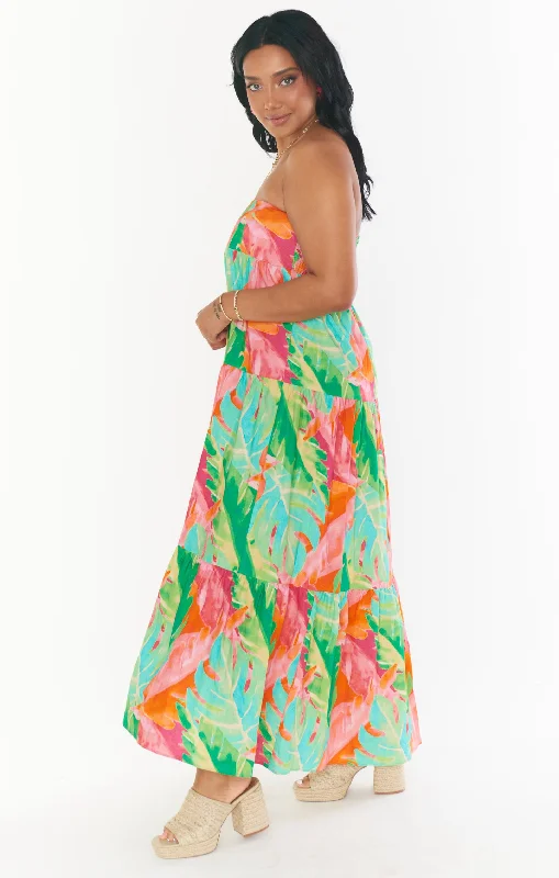 Melody Maxi Skirt ~ Tropics Palm