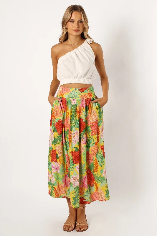 Miami Maxi Skirt - Leilani Print