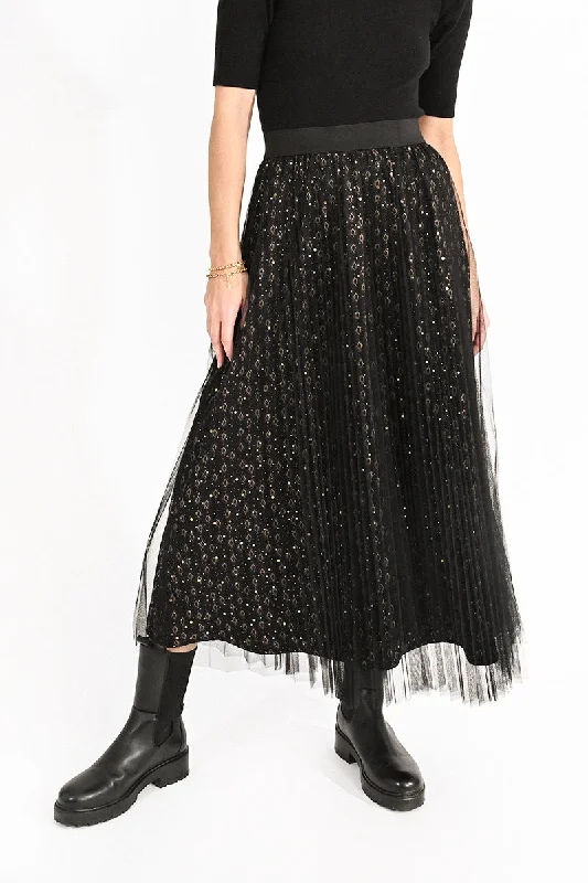 Molly Bracken Woven Skirt Black Jude