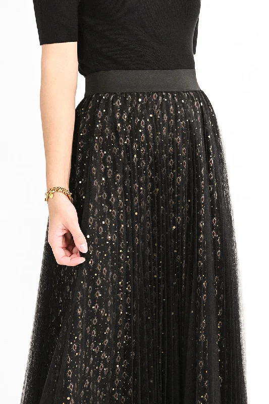 Molly Bracken Woven Skirt Black Jude