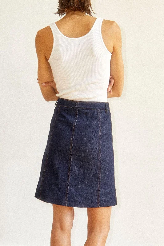 Denim Falaise Skirt