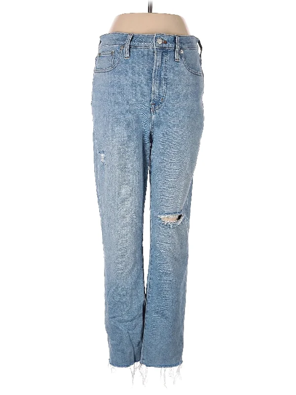Exclusive OfferHigh-Rise Straight-leg Jeans in Light Wash