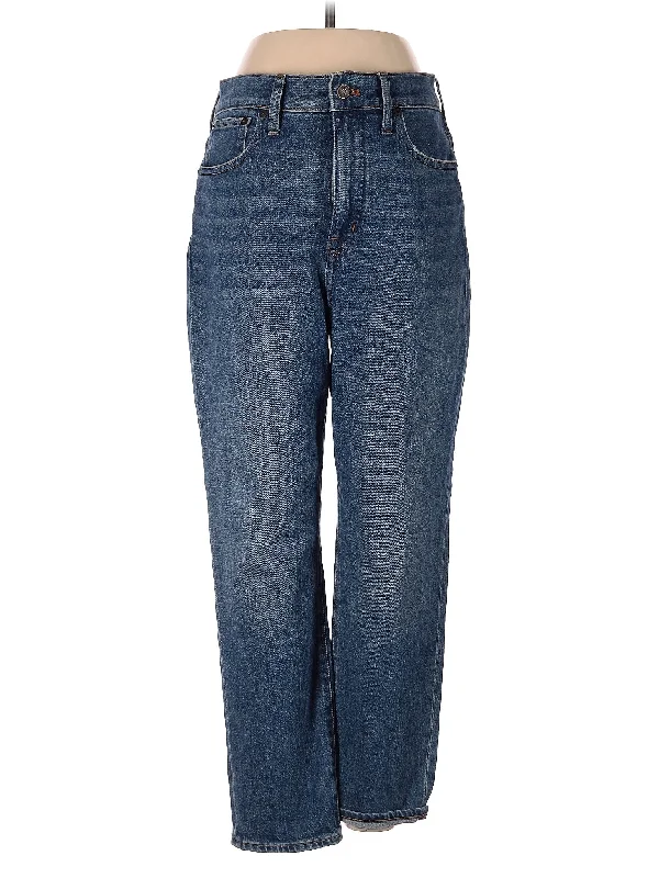 Black Friday SaleMid-Rise Straight-leg Jeans in Medium Wash