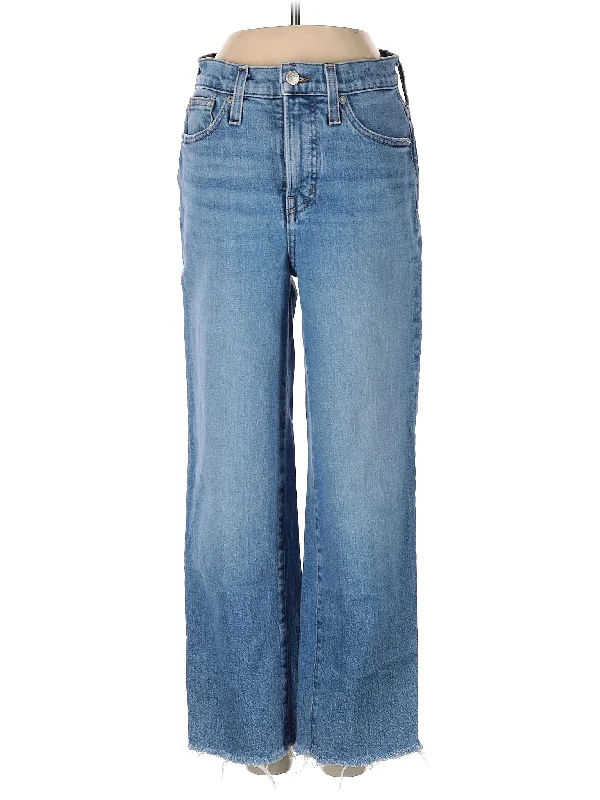 Redeem RewardsMid-Rise Wide-leg Jeans in Medium Wash