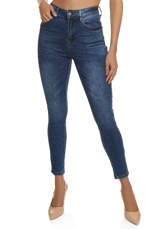 Steal of a DealWAX Cropped High Rise Skinny Jeans