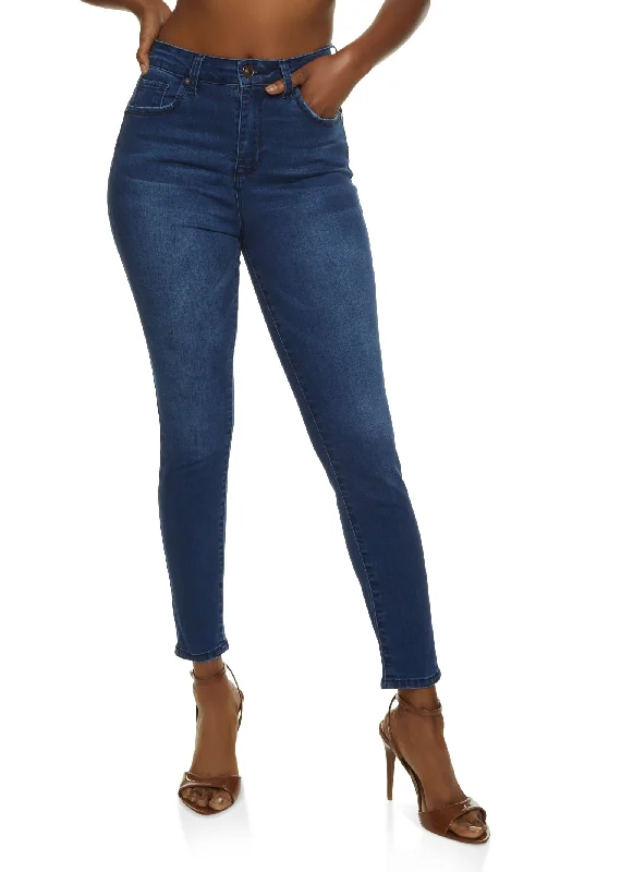 Great SavingsWAX Solid High Waisted Skinny Jeans