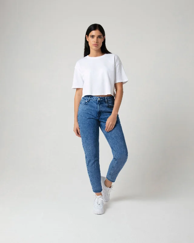 Refresh Your Collection SaleFlorrie Mom Jean Denim Blue
