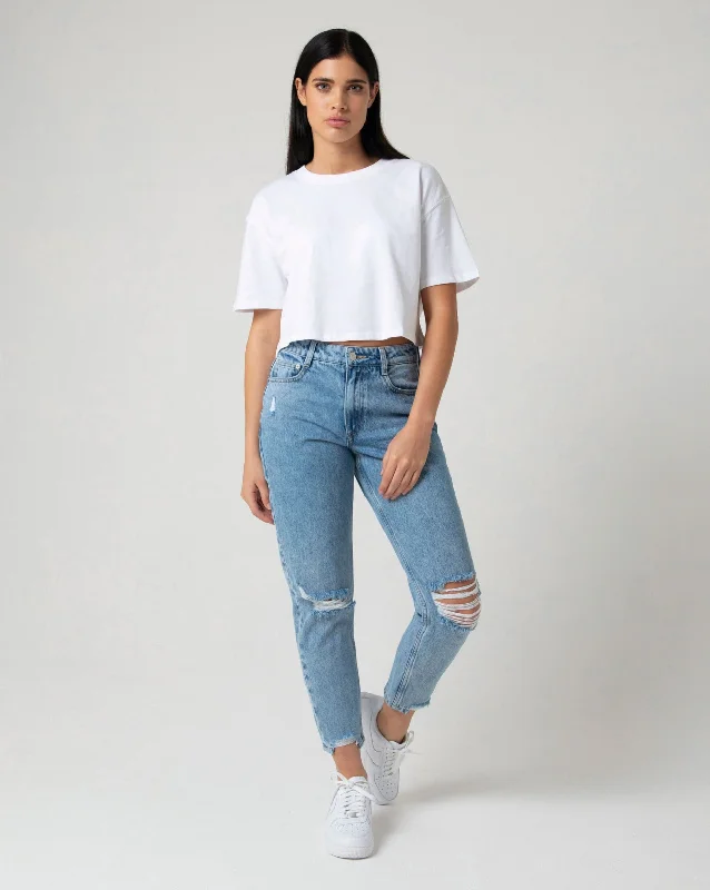 Special DealFlorrie Mom Jean Light Blue