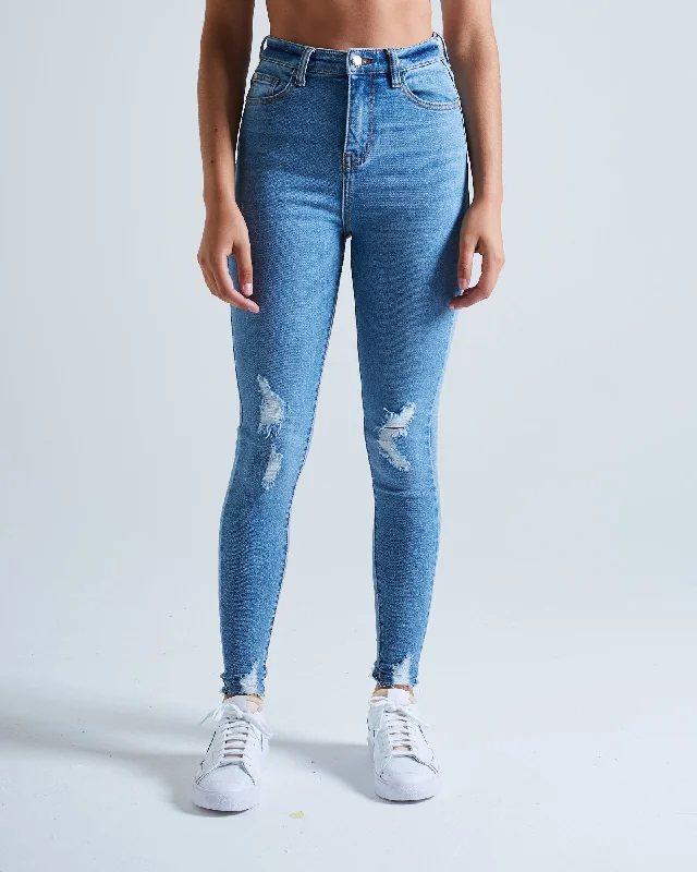 Unbeatable PricesEvita Hr Skinny Washed Blue