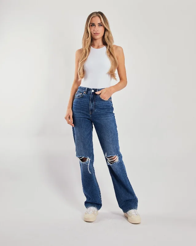 Unbeatable PricesCara Wide Leg Aged Blue