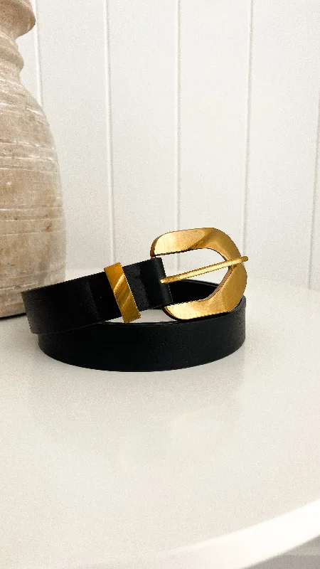 Blowout SaleJace Belt - Black / Gold