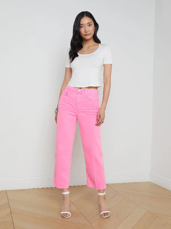Exclusive AccessJune Cropped Stovepipe Jean