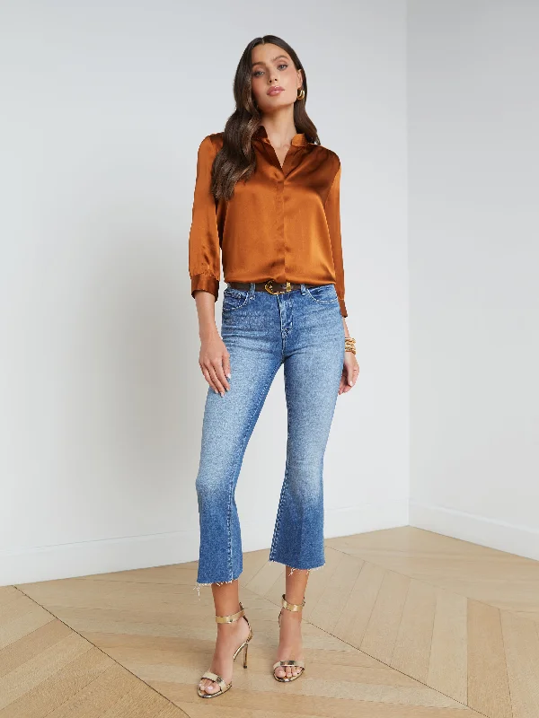 Special DealKendra Cropped Flare Jean