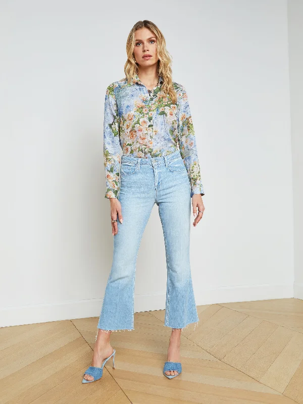 Flash DealsKendra Cropped Flare Jean