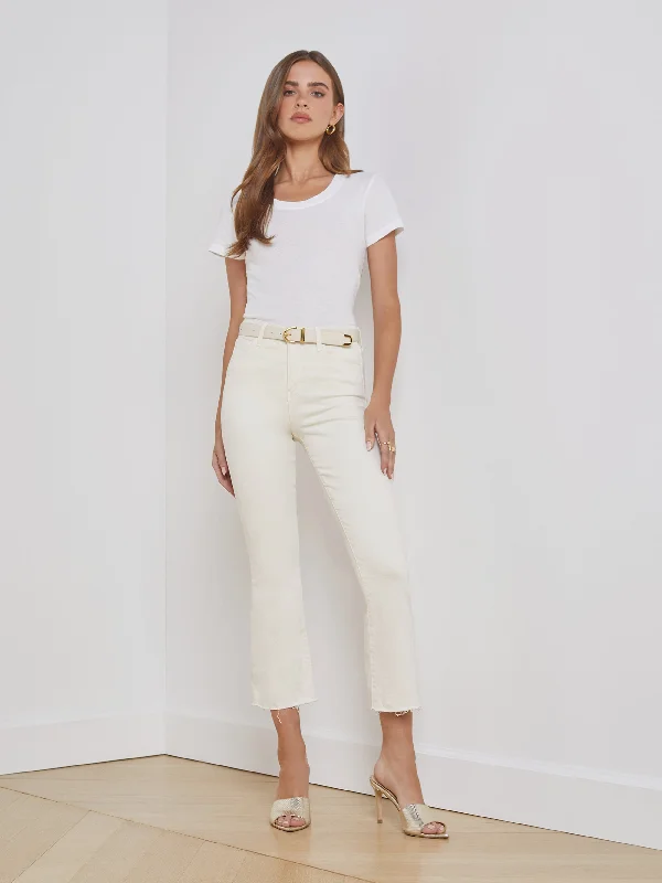 Blue Light SpecialKendra Cropped Flare Jean