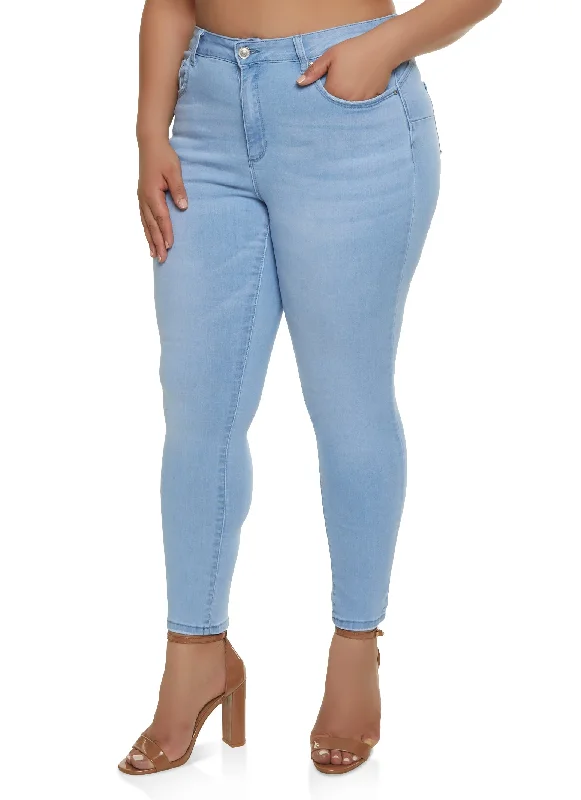 Renew Your Look SalePlus Size WAX High Waist Push Up Skinny Jeans