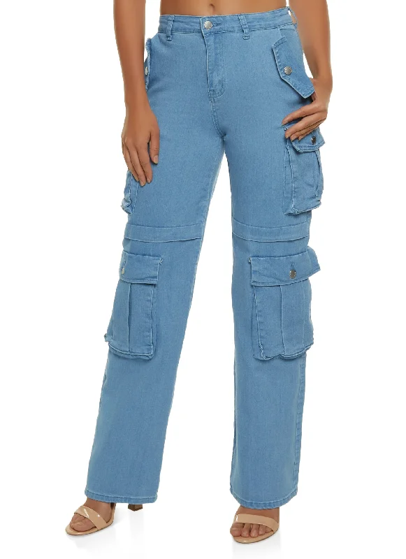 Special PromotionWide Leg Cargo Jeans