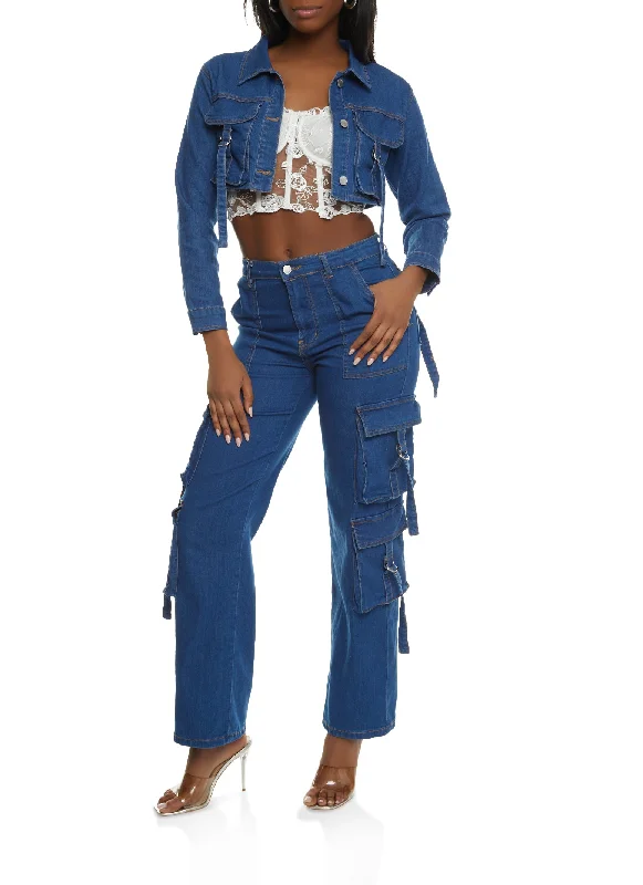 Holiday SaleStraight Fit Cargo Jeans
