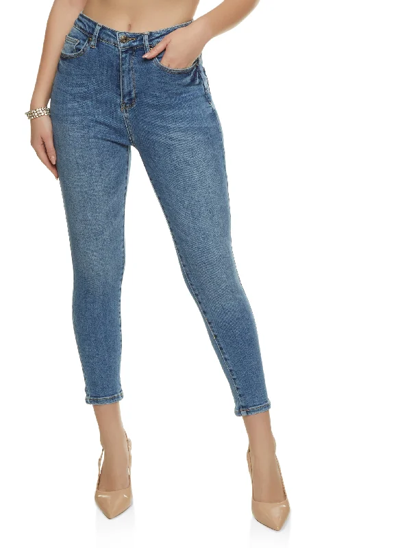 Hot DealsWAX Whiskered Cropped Skinny Jeans