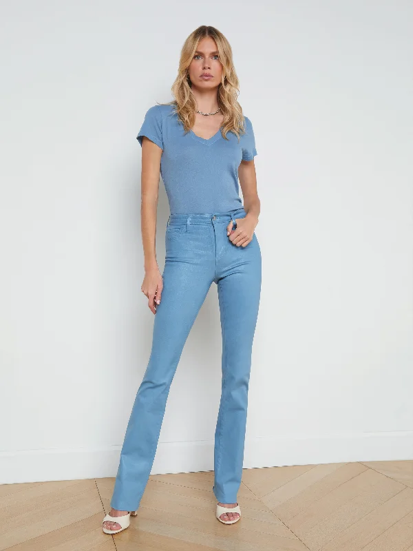 Green Tag SaleRuth Coated Straight-Leg Jean
